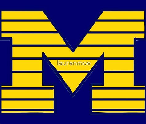 "Block M - University of Michigan" Travel Mugs by laurenmoe | Redbubble