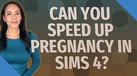 Can You Speed Up Pregnancy In Sims 4 YouTube