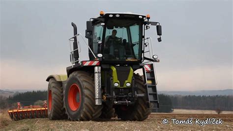 Claas Xerion 3800 Saddle Trac Väderstad Carrier 650 YouTube