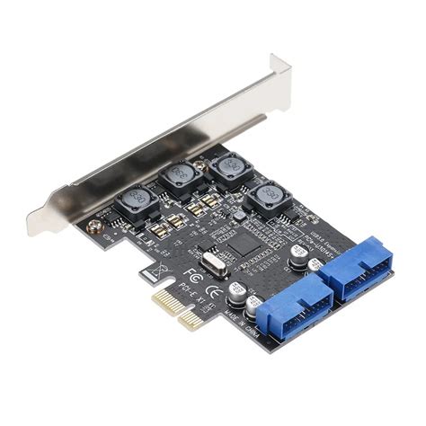 Tarjeta Controladora De Super Velocidad Pci Express A Dual Pines