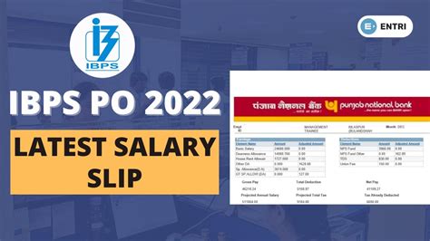 IBPS PO 2022 Salary Slip IBPS PO Latest Salary Slip IBPS PO Salary