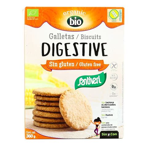 Biscuits Digestive Sans Gluten Bio 360 G Santiveri