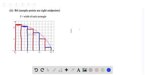 A Use Six Rectangles To Find Estimates Of Each Type For The Area