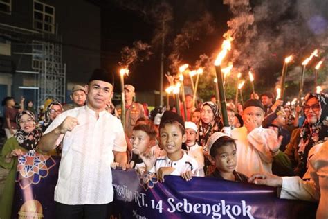 Pj Wali Kota Tarakan Lepas Pawai Obor Sambut Bulan Suci