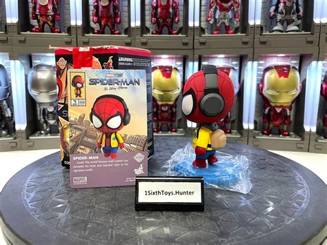 Marvel No Way Home Spiderman Hot Toys Mystery Version Spider Man Cosbi Blind Box Collection Non