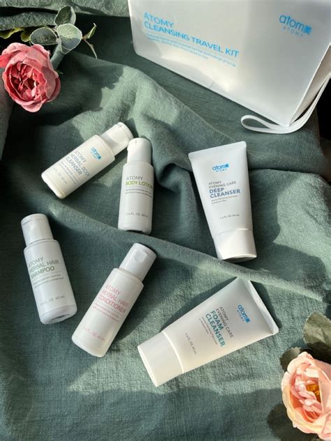 Дорожный набор Атоми | Skin treatments, Herbal hair conditioner, Makeup set
