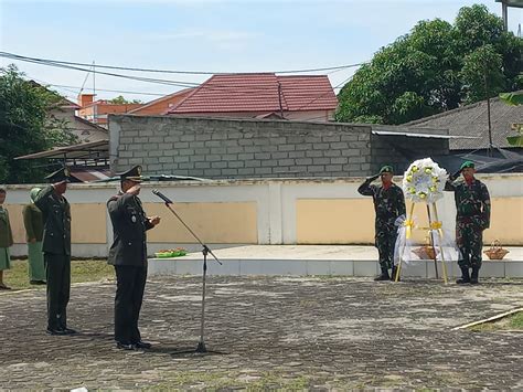 Kodim 0317 TBK Melaksanakan Kegiatan Ziarah Nasional Dalam Rangka HUT