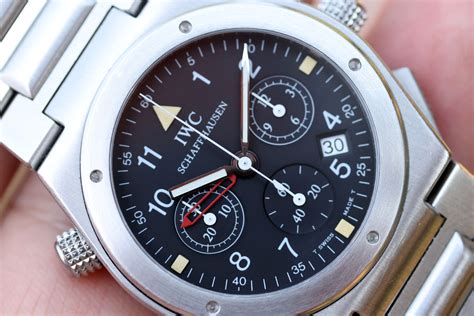 Iwc Ingenieur Meca Quartz Chronograph Alarm Ref Lunar Oyster