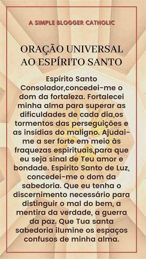 Orações ao Espírito Santo Enchei vos do Espírito Santo de Deus