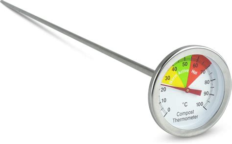 REOTEMP FG20P Backyard Compost Thermometer 20 Stem Fahrenheit By