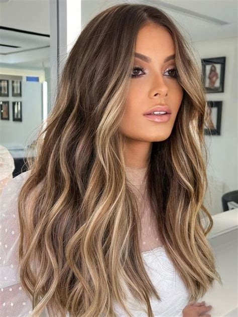 Brunette Hair With Highlights Brunette Balayage Hair Brown Hair