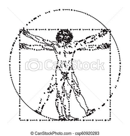 Vitruvian Man Sketch at PaintingValley.com | Explore collection of ...