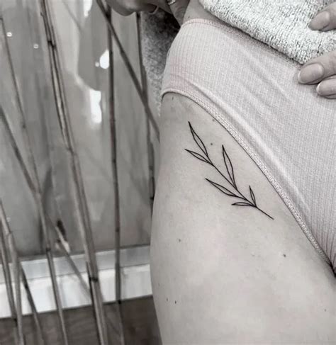 Appealing Bikini Line Tattoo Designs To Explore