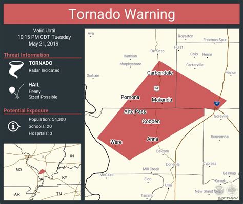 Nws Tornado On Twitter Tornado Warning Continues For Carbondale Il Anna Il Jonesboro Il