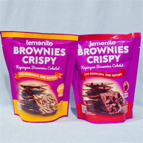 Jual Lemonilo Brownies Crispy Chocochips Keju Gr Shopee Indonesia