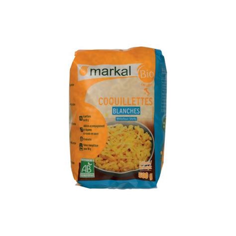 COQUILLETTE BLANCHE 500G MARKAL BIO EntreAmis Bio