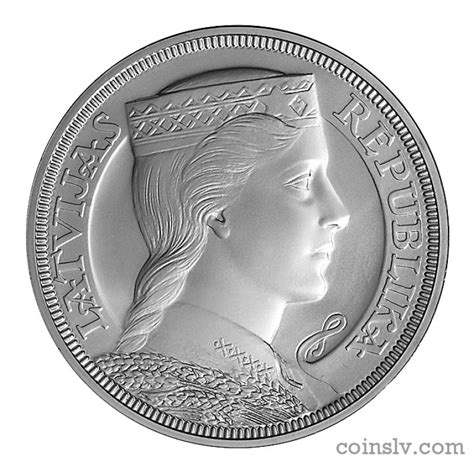 Buy Latvia 5 Lati 2012 - 5-lats Silver Collector Coin (Milda)