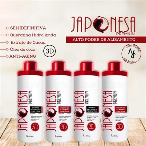 Escova Progressiva Japonesa Premium Liso Perfeito Absoluto Kit