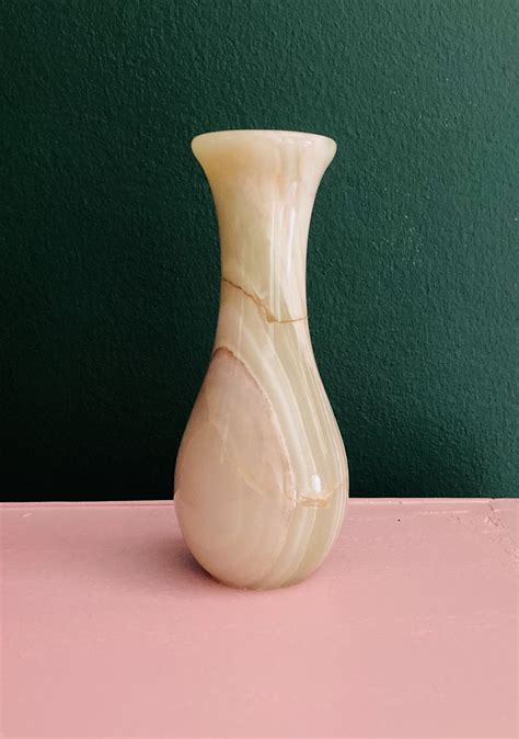 Vintage Onyx Vase Etsy