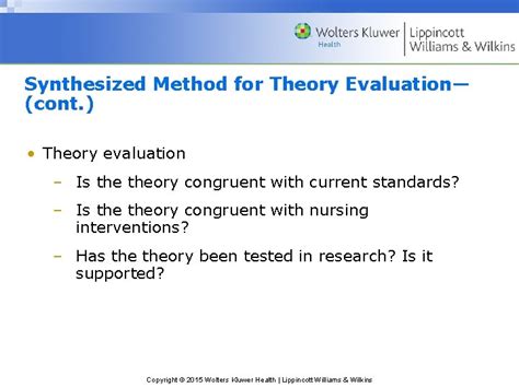 Chapter 5 Theory Analysis and Evaluation Copyright 2015 