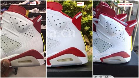 Fake Air Jordan 6 Alternate Spotted Quick Tips To Identify Them ARCH USA