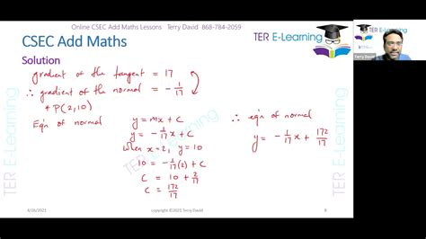 Csec Add Maths Differentiation June And June Youtube