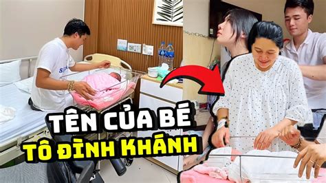 Tô đình khánh làm lộ tên cực dể thương của Con Gái tiện khoe ảnh chụp