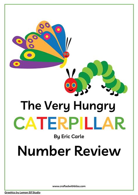 The Very Hungry Caterpillar Number Review Printable1 20 The Etsy