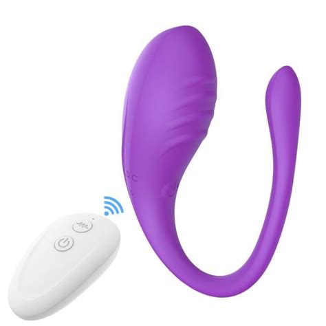 Violet Vibromasseur Gode Bluetooth Sans Fil T L Command Pour Femme