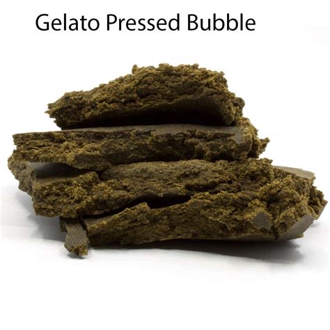 Gelato Strain Sativa Pressed Bubble Hash Royal Weed Dispensary UK