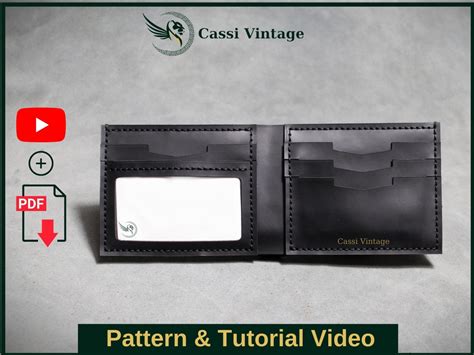 Leather Bifold Wallet Pattern PDF Leather DIY PDF Download - Etsy