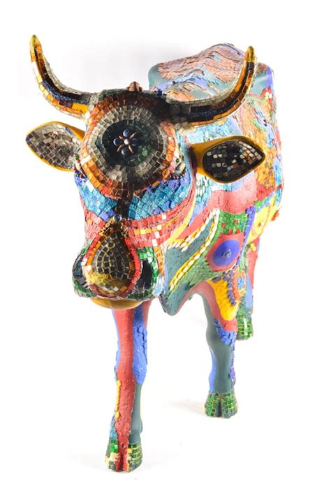 Life Sized Chicago 1999 Cows On Parade Named Sacred Cow Ebth