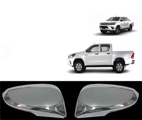 Cachas Cubre Espejo Para Toyota Hilux Cromada 2016