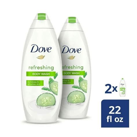 Dove Refreshing Body Wash Cucumber And Green Tea Cleanser That