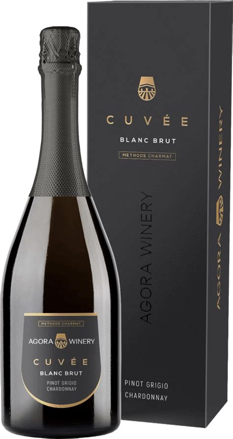 Вино игристое белое AGORA CUVEE Пино Гриджио Шардоне