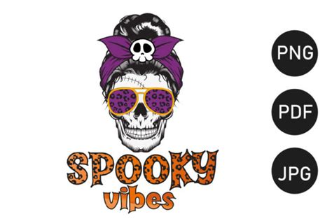 Halloween Sublimation Spooky Vibes Graphic By CraftHub Creative Fabrica