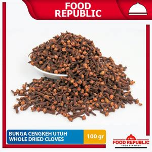 Jual Bunga Cengkeh Utuh Kering 100 Gr Whole Dried Cloves Biji Cengkih