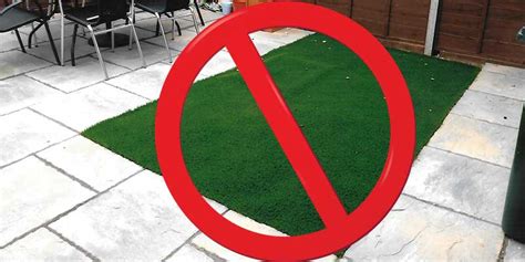 How To Lay Artificial Grass On Patio Slabs Patio Ideas