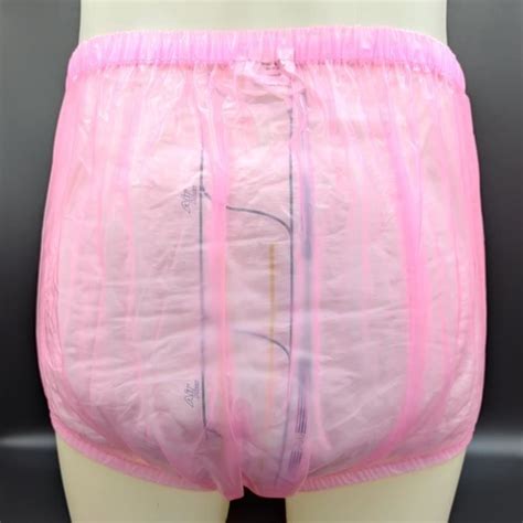 Culotte d incontinence en pvc à enfiler de couleur Rose taille M x2