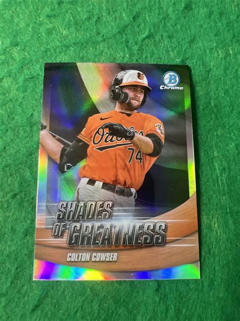 Bowman Chrome Colton Cowser Shades Of Greatness Insert Sg Ebay