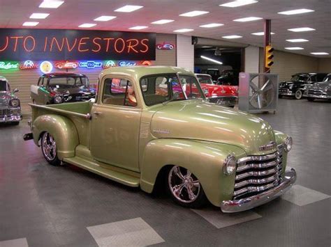 Going Green: Stunning '50 Chevy 3100 Sports Unique Paint Job - ChevroletForum