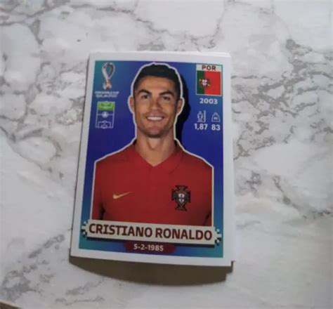 PANINI QATAR 2022 World Cup Stickers Cristiano Ronaldo POR18 Portugal