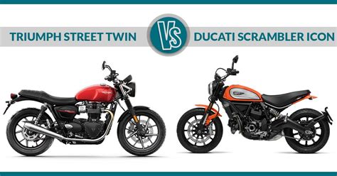 Comparatif Triumph Street Twin Ducati Scrambler Reviewmotors Co