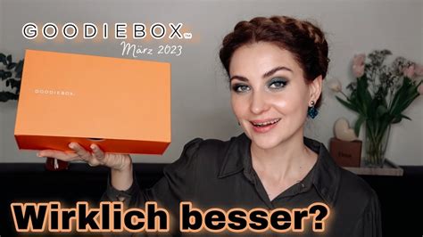 GOODIEBOX UNBOXING März 2023 Dieses Mal besser Ich bin nicht