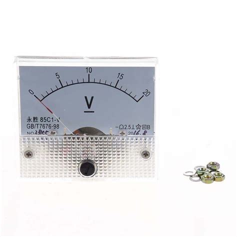 Dc V C V Class Voltmeter Analog Volt Panel Meter V H Ebay