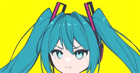 初音ミク 初音ミク たのイラスト Pixiv