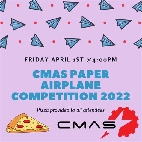 Paper Airplane Competition – CMAS