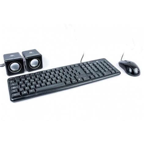 Kit En Teclado Mouse Y Bocinas Naceb Na Al Mbrico Usb