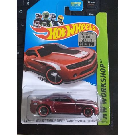 Jual Hot Wheels Factory Sealed Super Treasure Hunt Th Chevy Camaro Se Shopee Indonesia