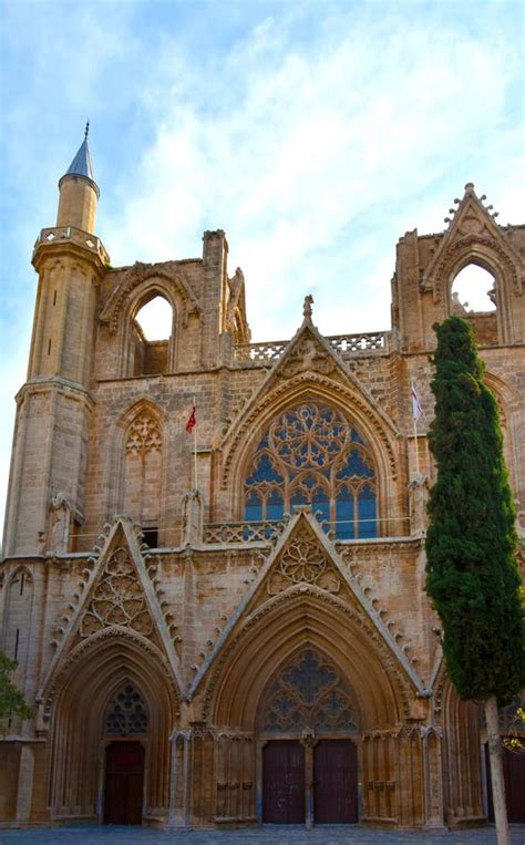 Catedral De Santo Nicolas Ou Mesquita De Lala Mustafa Pasha Imagem De